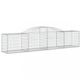 Cumpara ieftin Cos gabion arcuit, 300x50x60/80 cm, fier galvanizat