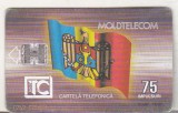 bnk card Cartela telefonica de colectie - Moldova Moldetelcom 75 imp 05/97