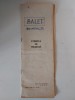 Condica Prezenta Balet Teatru 1983, Teatru Municipal Baia Mare, Document Colectie 30x11cm