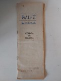 Condica de prezenta, 1983, Balet Teatru