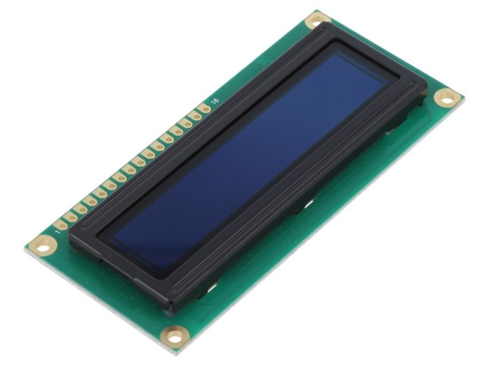 Display OLED alfanumeric 16x1, albastru