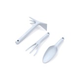 Set unelte pentru gradina Basic Cellfast, lopata mica, cultivator, sapaliga, orificiu prindere, 3 bucati