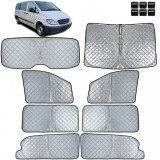 Set de 8 piese pentru protectie solara blackout, potrivit pentru Mercedes Vito Viano W639 2003-2014 Performance AutoTuning