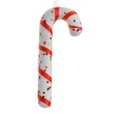 Cumpara ieftin Set 6 ornamente brad Acadele plastic alb rosu 7x2x17 cm