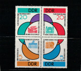Germania DDR 1962-Festivalul Mondial al Tineret.si Student.Helsinki,Mi.901-904, Organizatii internationale, Nestampilat