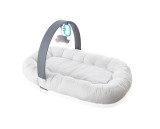 Babynest cu bara de jucarii, BabyJem, gri