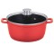 Cratita aluminiu FOXMAG24, diametru 28 cm, rosu