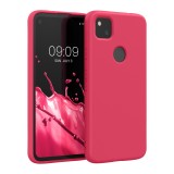 Husa Kwmobile pentru Google Pixel 4a, Roz, Silicon, KWM000011JE039C, Carcasa