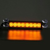Lampa stroboscopica led, montaj in parbriz, 8w, culoare orange, AVEX