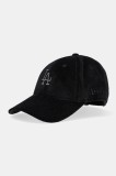 New Era șapcă de baseball velur culoarea negru, cu imprimeu, 60595351