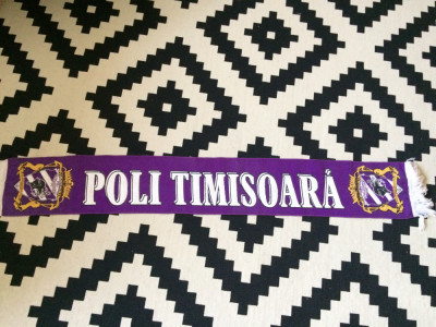 fular poli timisoara politehnica banat fan sport echipa fotbal club romania foto