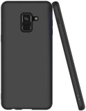 Cumpara ieftin Husa Samsung Galaxy A8 2018 GloMax Perfect Fit, TPU, Negru, Rezistenta la Socuri, Praf si Zgarieturi