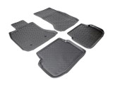 Set 4 covoare cauciuc stil tavita BMW Seria 7 F01 scurt 2008-2015