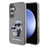 Husa pentru Samsung Galaxy S24 Plus - Karl Lagerfeld Hardcase Glitter (KLHCS24MHNKCTGK) - Karl&amp;Choupette
