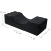Perna Ortopedica Gat Spuma Memorie 50x20x12cm, Moale, Negru