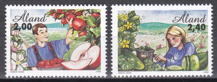 Aland 1998 - Agricultură, MNH