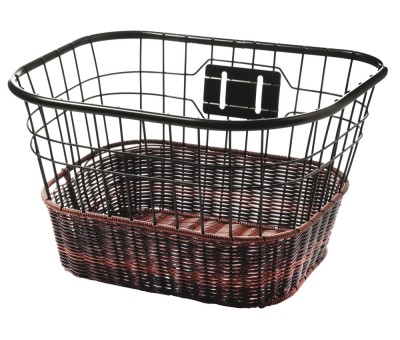 Cos Bicicleta Fier 38x38x22cm Negru Cod:588160281RM foto