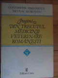 Pagini Din Trecutul Medicinii Veterinare Romanesti - Constantin Simionescu Nicolae Morosanu ,536217