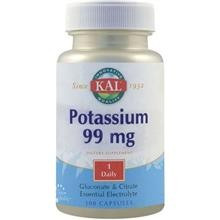 Supliment Alimentar Potassium 99mg Kal Secom 100cps Cod: 24530 foto