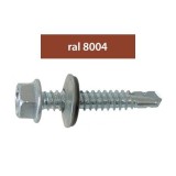 Cumpara ieftin Suruburi Perforatoare Ral 8004-Aramiu 4.8 X 20 Mm, 250 Bucati