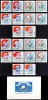 Romania 1964, LP 576 + 576 a + 577, Navigatia cosmica, serii + colita ned., MNH!, Spatiu, Nestampilat