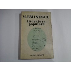 LITERATURA POPULARA - M. EMINESCU