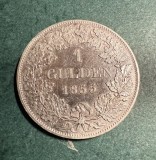1 Gulden 1855 Regatul Wurttenberg