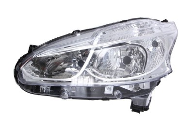Far Peugeot 208, 04.2012-, Electric, tip bec H7+H7, omologare ECE, cu motoras, cu lumini de zi LED, 1608206580; Stanga, marca Depo foto