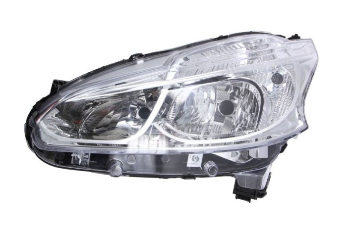 Far Peugeot 208, 04.2012-, Electric, tip bec H7+H7, omologare ECE, cu motoras, cu lumini de zi LED, 1608206580; Stanga, marca Depo