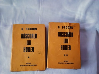 Rascoala lui Horea (volumul 1 si 2 ) -D. Prodan foto
