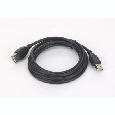 CABLU USB GEMBIRD prelungitor USB 2.0 (T) la USB 2.0 (M) 1.8m negru CCP-USB2-AMAF-6 foto