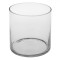 Vază Decorativă, Cilindrică, Sticlă, Transparentă, Diametru 15x15cm
