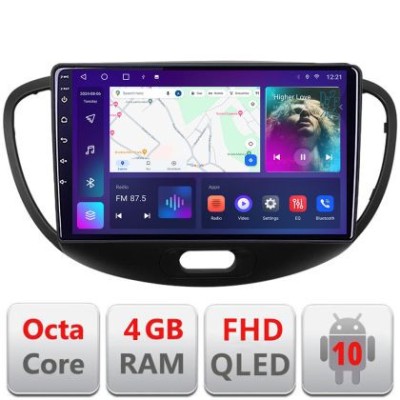 Navigatie HHyundai I10 2007-2013 Android radio gps internet quad core 4+64 carplay android auto KIT-i10-2007+EDT-E309v3 CarStore Technology foto
