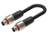 Cablu LUMBERG AUTOMATION M12 8 pini 3m 60V pentru senzori și automatizări PP12M-MSSV8X