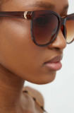 Cumpara ieftin Answear Lab ochelari de soare femei, culoarea maro