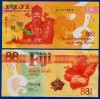 FIJI █ bancnota █ 88 Cents █ 2022 █ P-123 COMEMORATIV █ SERIE AA █ UNC █ necirculata