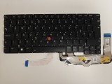 Tastatura Laptop, Lenovo, ThinkPad E14 Gen 5 Type 21JK, 21JL, 21JR, 21JS, iluminata, neagra, layout UK