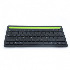 Mini Tastatura CK-03, Universala 2 in 1, Suport Integrat, Smartphone, Tableta, PC, BT 3.0, Android, Ios, Windows, Macbook, Negru