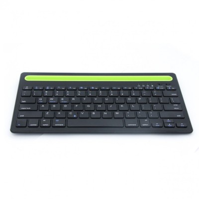 Mini Tastatura CK-03, Universala 2 in 1, Suport Integrat, Smartphone, Tableta, PC, BT 3.0, Android, Ios, Windows, Macbook, Negru foto