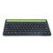Mini Tastatura CK-03, Universala 2 in 1, Suport Integrat, Smartphone, Tableta, PC, BT 3.0, Android, Ios, Windows, Macbook, Negru