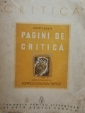Sainte Beuve - Pagini de critica (editia 1940)