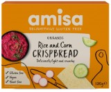 Crispbread (Painici) din Orez si Porumb Fara Gluten Bio Amisa 120gr