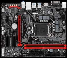 Placa de baza Gigabyte B460M GAMING HD LGA 1200 Intel? B460 foto