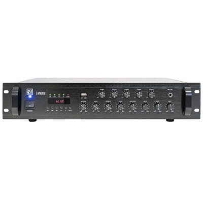 Mixer PA amplificat BST 100V 240W 5 zone cu usb/bluetooth/sd/fm foto