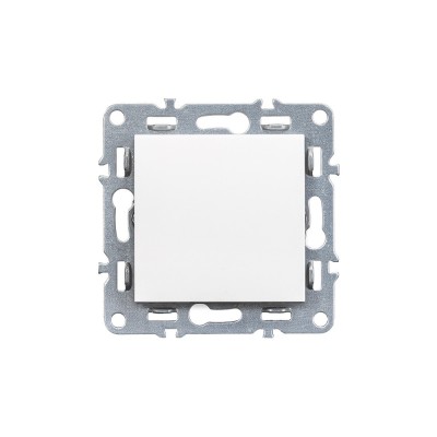 Nova &amp;icirc;ntrerupător unipolar cu un singur circuit 10A 250V fără cadru 101 alb foto