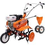 Ruris Dac 7000K - Motosapa General Engine - 7 CP 830 mm 3 viteze (2 inainte + 1 inapoi) benzina fara plumb roti cauciuc rarita