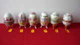 OU - OUA FABERGE DIN PORTELAN Nr. 1 , 2 , 3 , 4, 5, 6.