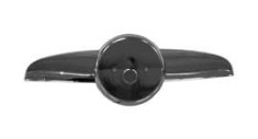 Ornament grila radiator Alfa Romeo 159 (939), 09.2005-12.2012, Cromat, Cu Locas Pentru Emblema, 0060690396; 60690396 foto
