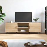 Comodă TV, stejar sonoma, 150x30x50 cm, lemn compozit, vidaXL