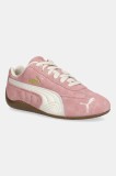 Puma sneakers din piele &icirc;ntoarsă Speedcat Faded culoarea roz, 403688